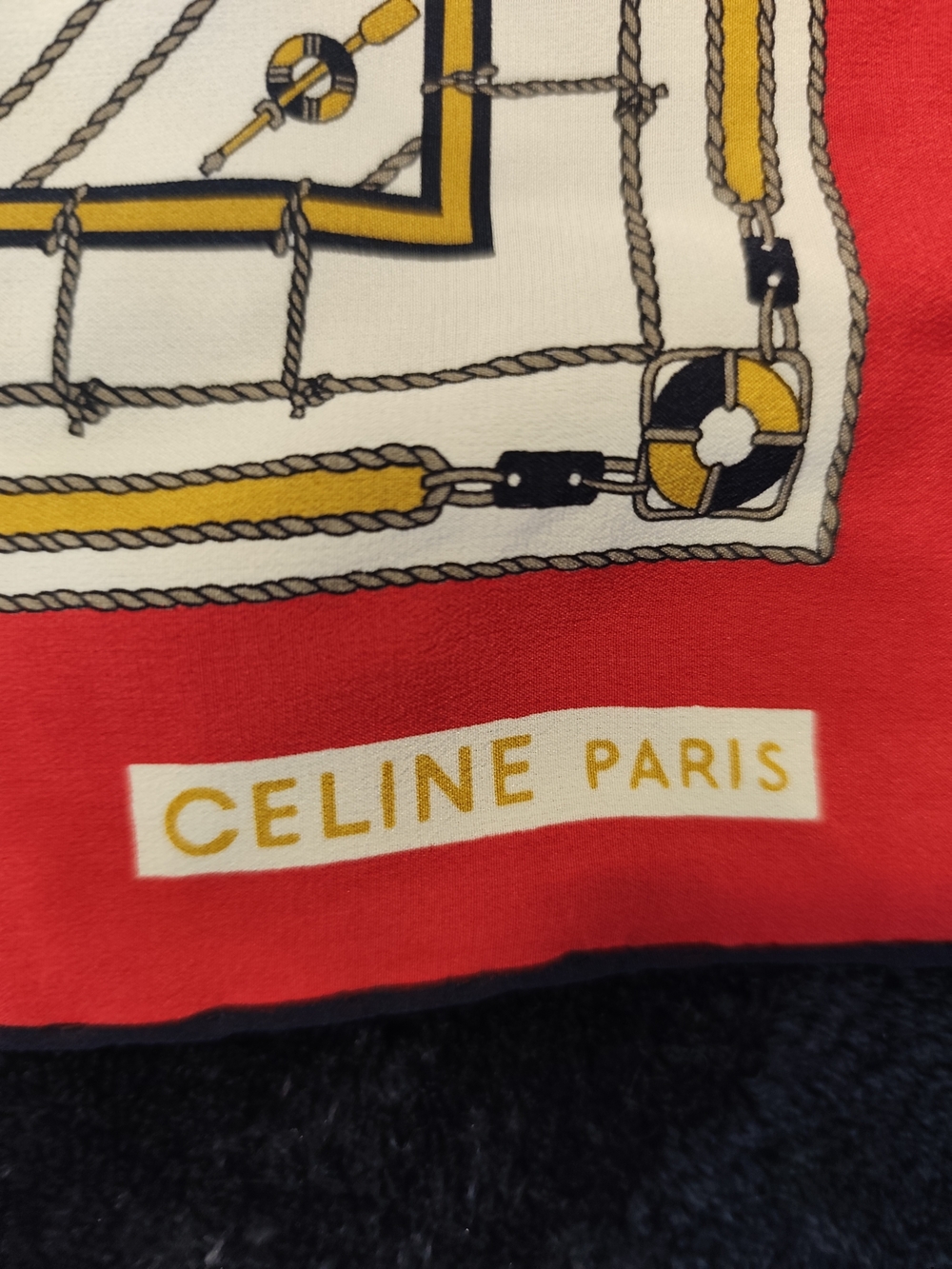 Vintage Celine Silk Scarf - Picture 3 of 7